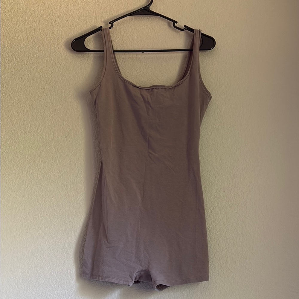 PINK Victoria's Secret Brown Sleep Romper